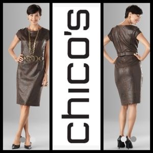 NEW Chico's Animal Print Dress